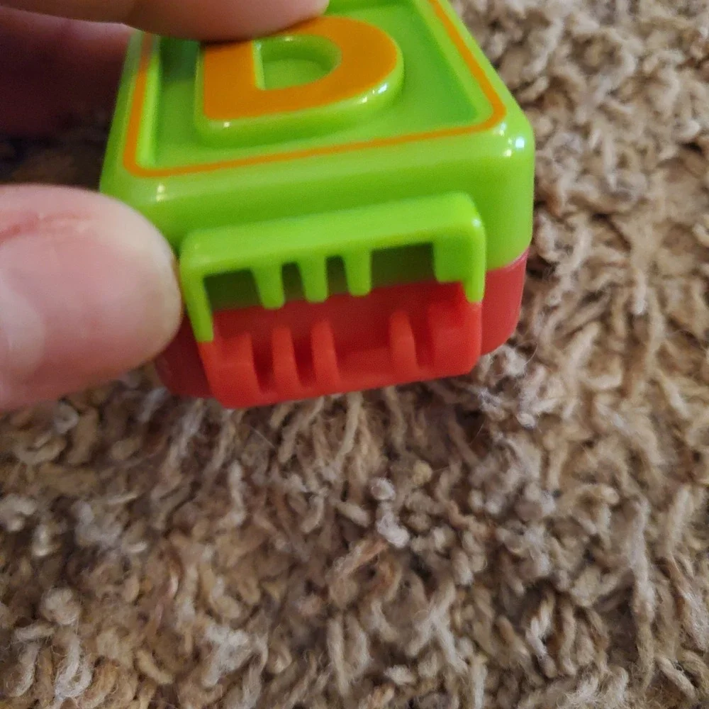 Vtech Sit to Stand Alphabet Train Replacement Double Sided Letter Block D/Q